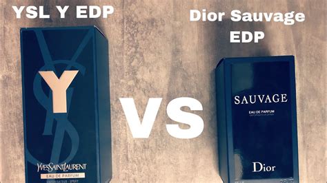 ysl y edp vs sauvage.